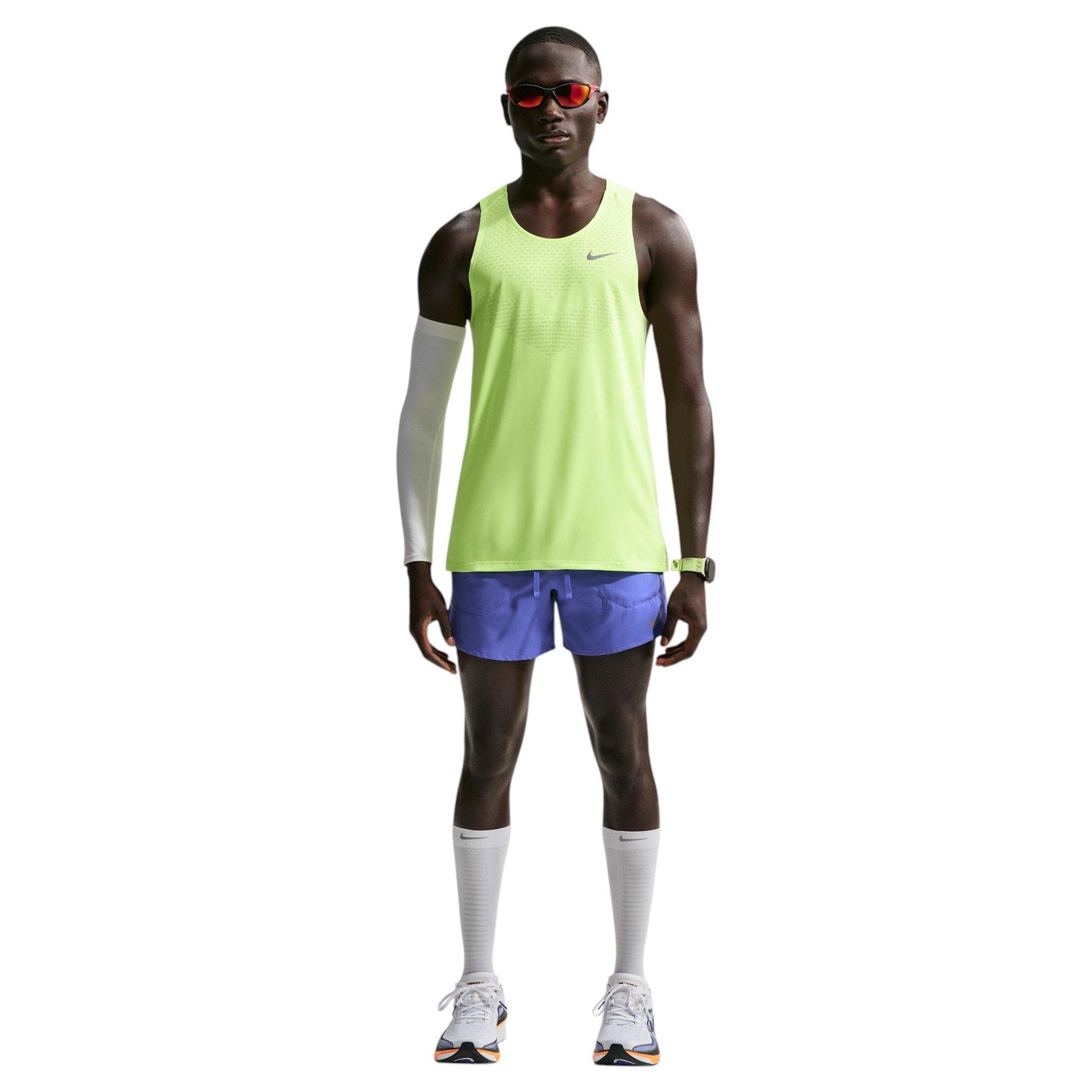 Nike Men's Stride Dri-FIT 5" Brief-Lined Running Shorts - Blue - BLUE